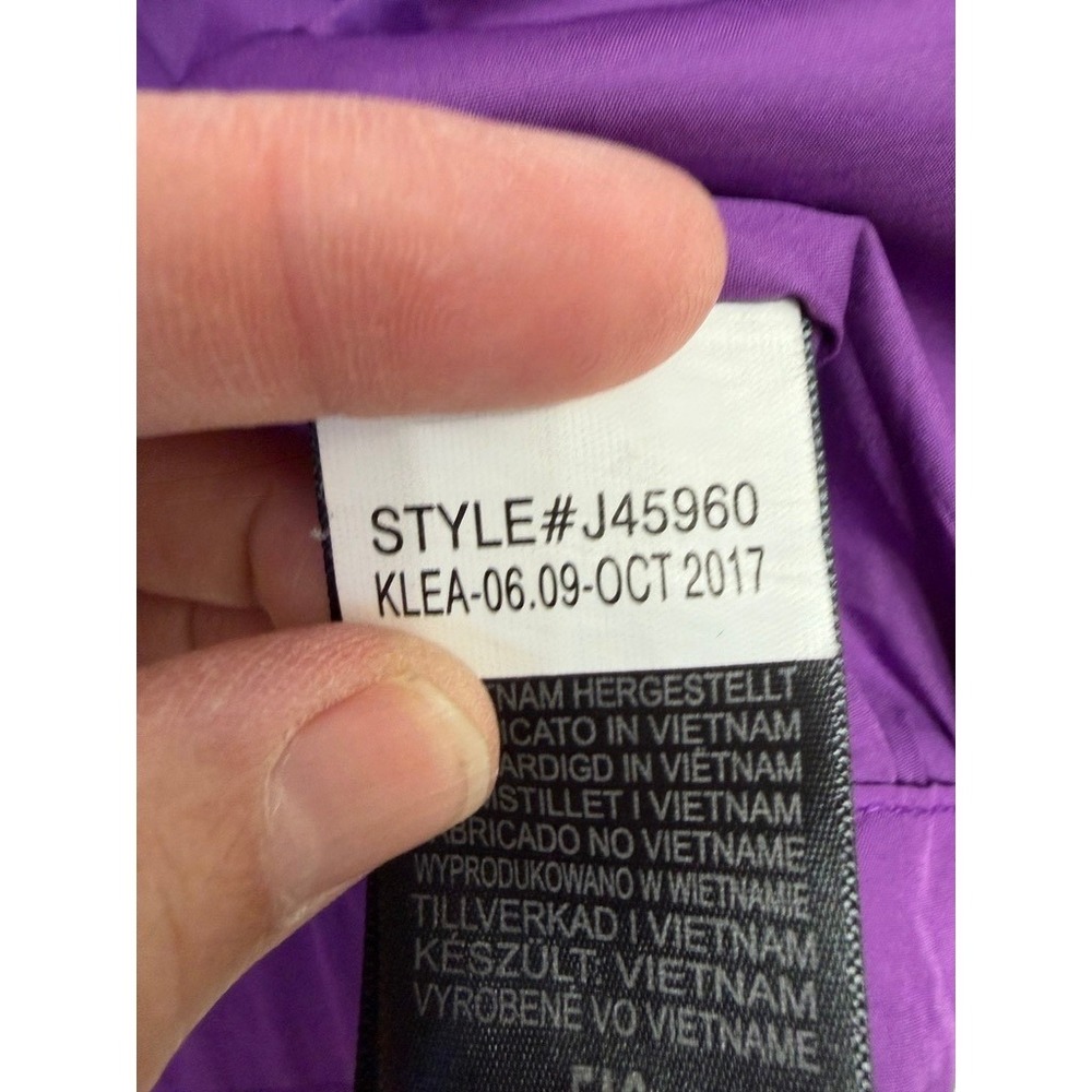 Marmot Girls Large Purple Hooded Rain Jacket J45960 Waterproof Outdoor - Picture 8 of 10